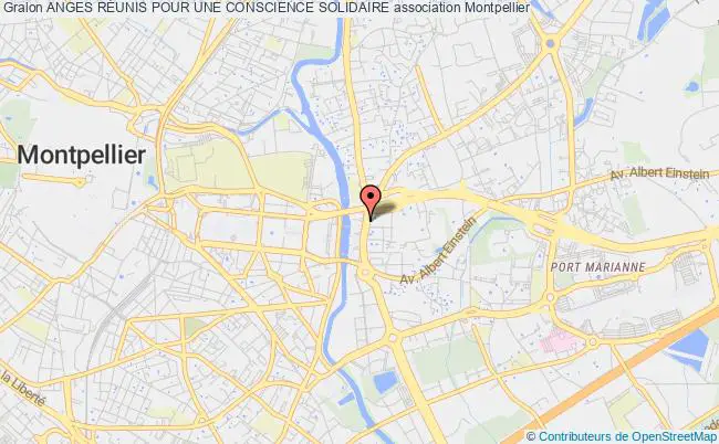 plan association Anges RÉunis Pour Une Conscience Solidaire Montpellier