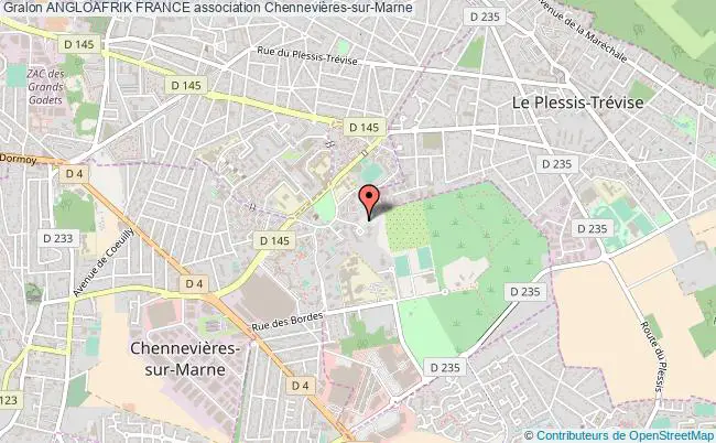 plan association Angloafrik France Chennevières-sur-Marne