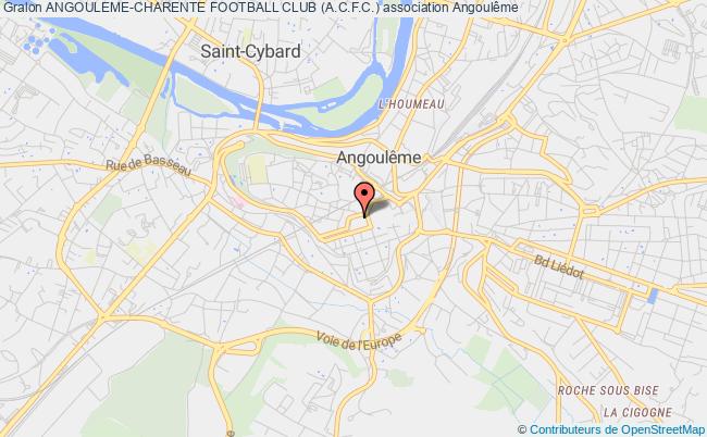plan association Angouleme-charente Football Club (a.c.f.c.) Angoulême