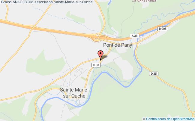 plan association Ani-coyum Sainte-Marie-sur-Ouche