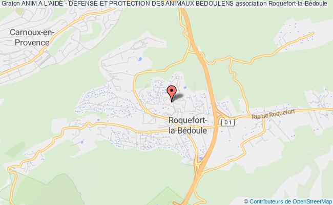 plan association Anim A L'aide - DÉfense Et Protection Des Animaux BÉdoulens Roquefort-la-Bédoule