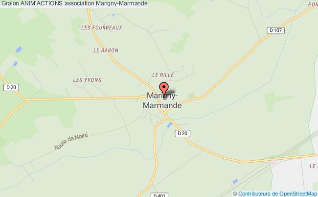 plan association Anim'actions Marigny-Marmande