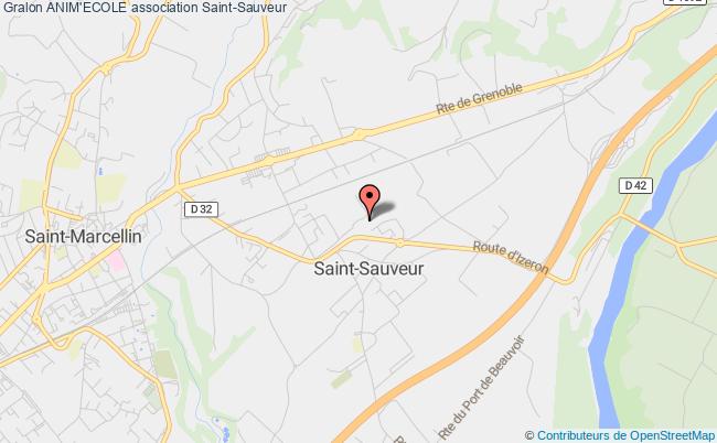 plan association Anim'ecole Saint-Sauveur