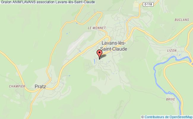 plan association Anim'lavans Lavans-lès-Saint-Claude