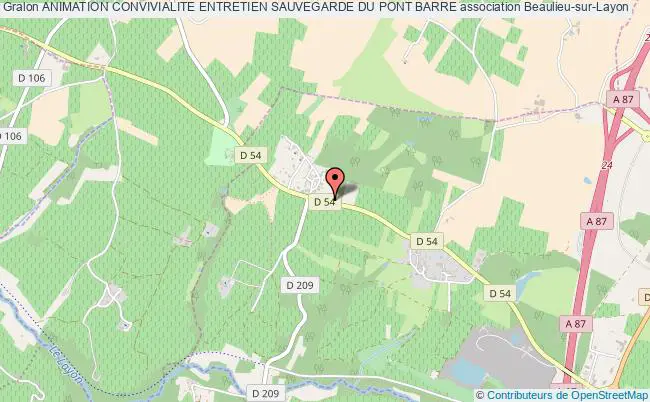 plan association Animation Convivialite Entretien Sauvegarde Du Pont Barre Beaulieu-sur-Layon