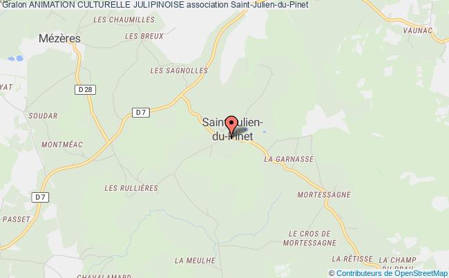 plan association Animation Culturelle Julipinoise Saint-Julien-du-Pinet
