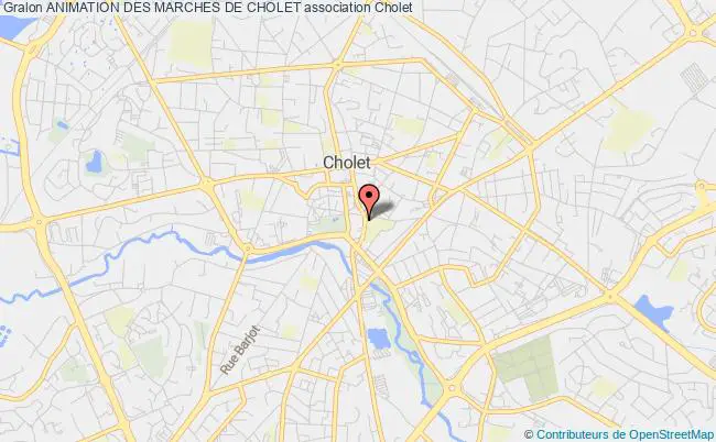 plan association Animation Des Marches De Cholet Cholet