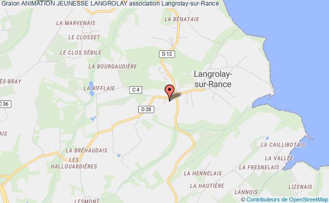 plan association Animation Jeunesse Langrolay Langrolay-sur-Rance