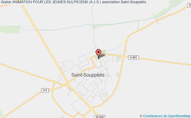 plan association Animation Pour Les Jeunes Sulpiciens (a.j.s.) Saint-Soupplets