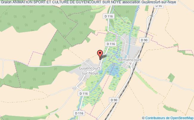 plan association Animation Sport Et Culture De Guyencourt Sur Noye Guyencourt-sur-Noye