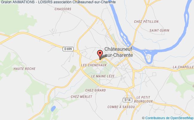 plan association Animations - Loisirs Châteauneuf-sur-Charente