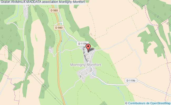 plan association Animaux Maddata Montigny-Montfort
