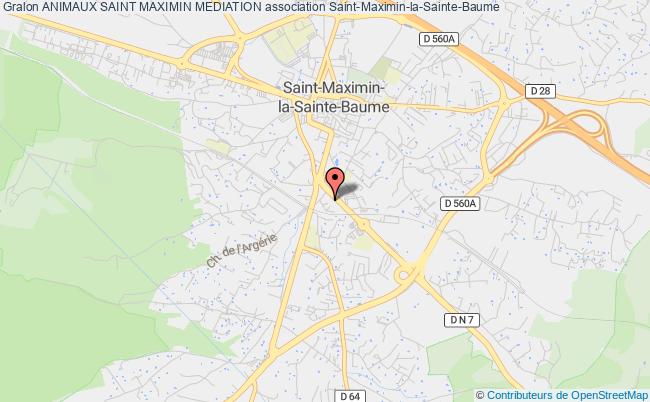 plan association Animaux Saint Maximin Mediation Saint-Maximin-la-Sainte-Baume