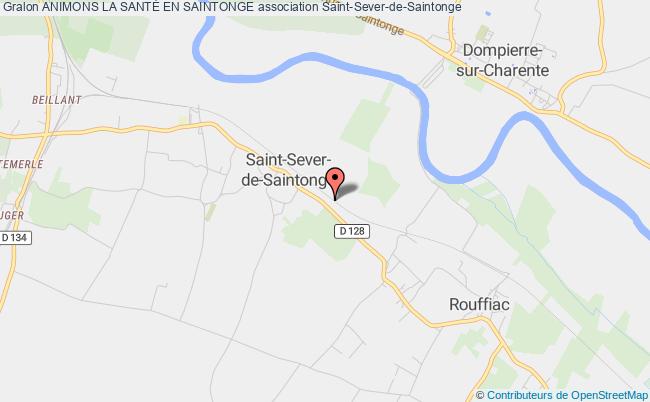 plan association Animons La SantÉ En Saintonge Saint-Sever-de-Saintonge