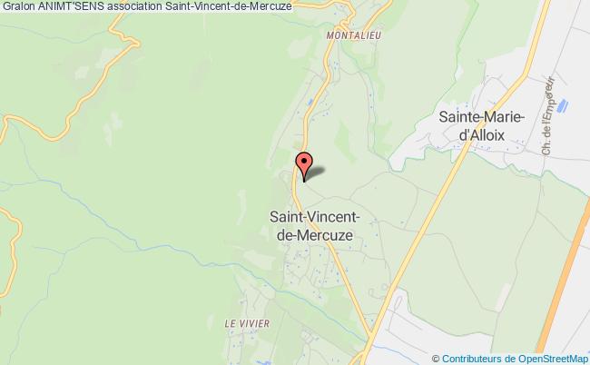 plan association Animt'sens Saint-Vincent-de-Mercuze