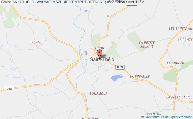 plan association Anio Thelo (warmie-mazurie/centre Bretagne) Saint-Thélo