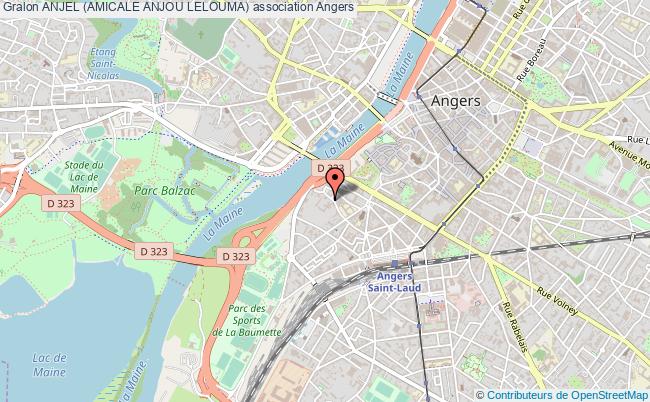 plan association Anjel (amicale Anjou Lelouma) Angers