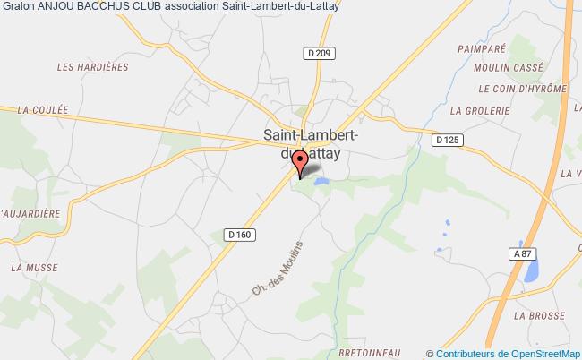 plan association Anjou Bacchus Club Saint-Lambert du Lattay