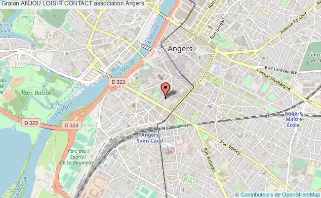plan association Anjou Loisir Contact Angers