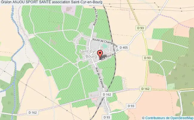 plan association Anjou Sport SantÉ Saint-Cyr-en-Bourg
