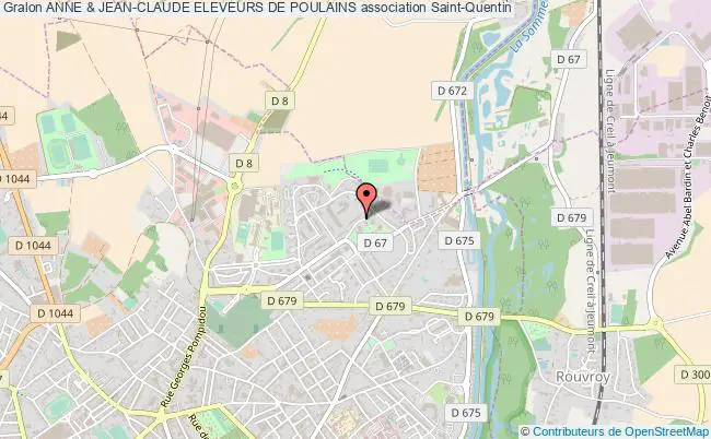 plan association Anne & Jean-claude Eleveurs De Poulains Saint-Quentin