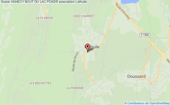plan association Annecy Bout Du Lac Poker Lathuile