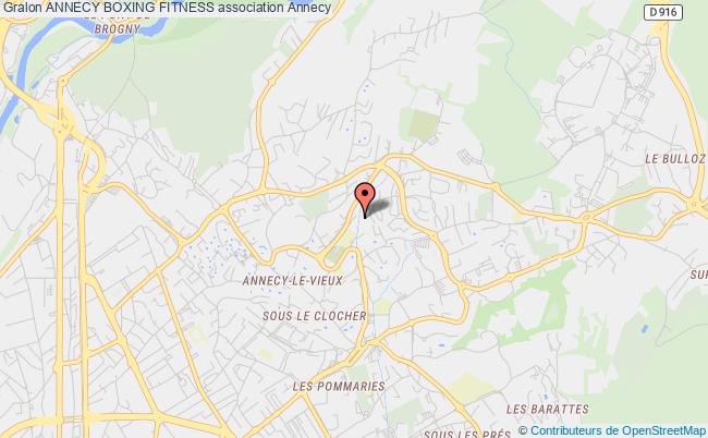 plan association Annecy Boxing Fitness Annecy le vieux Annecy