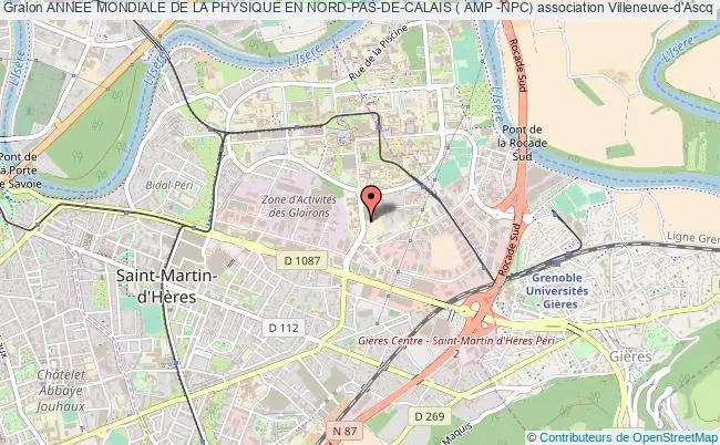 plan association Annee Mondiale De La Physique En Nord-pas-de-calais ( Amp -npc) Villeneuve-d'Ascq