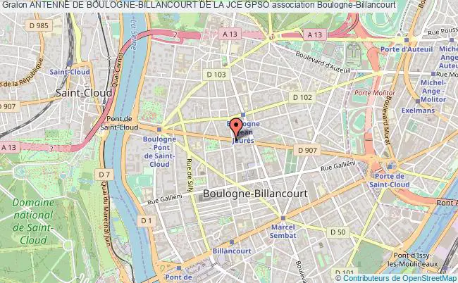 ANTENNE DE BOULOGNE-BILLANCOURT DE LA JCE GPSO