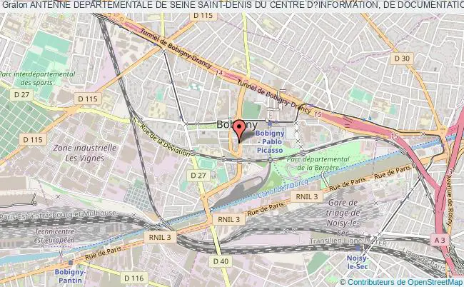 plan association Antenne Departementale De Seine Saint-denis Du Centre D?information, De Documentation, D?etude Et De Formation Des Elus (cidefe 93) Bobigny