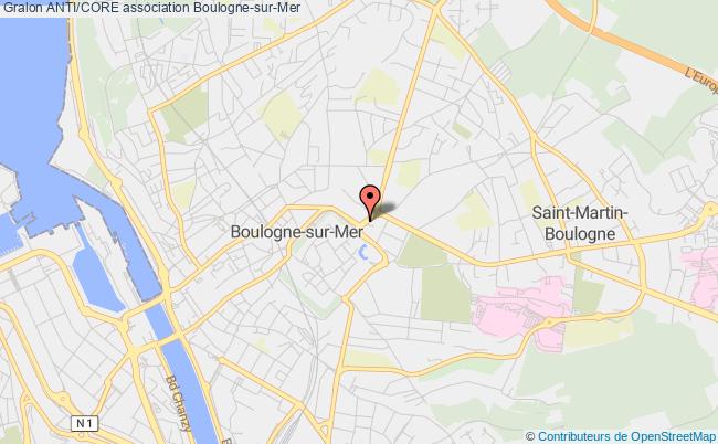 plan association Anti/core Boulogne-sur-Mer