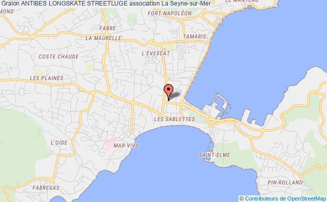 plan association Antibes Longskate Streetluge La Seyne-sur-Mer