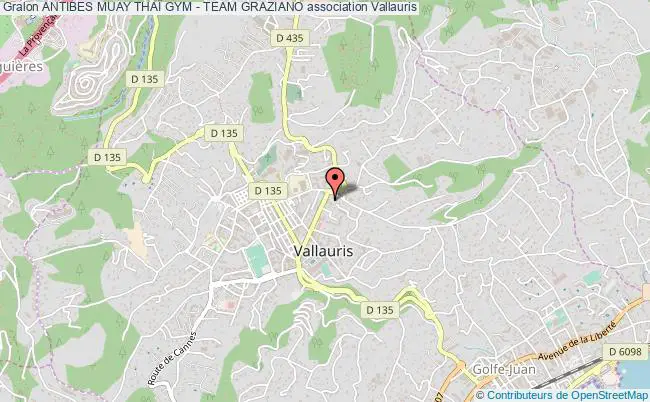 plan association Antibes Muay ThaÏ Gym - Team Graziano Vallauris