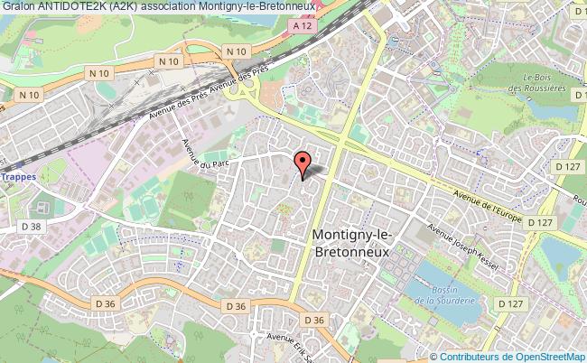 plan association Antidote2k (a2k) Montigny-le-Bretonneux