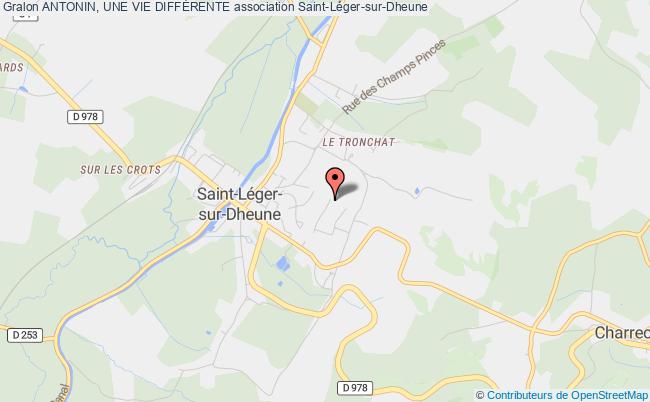 plan association Antonin, Une Vie DiffÉrente Saint-Léger-sur-Dheune