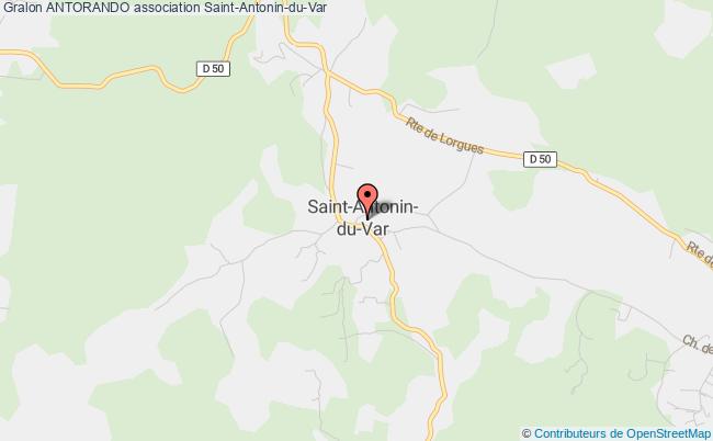 plan association Antorando Saint-Antonin-du-Var