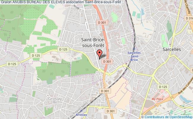 plan association Anubis Bureau Des Eleves Saint-Brice-sous-Forêt