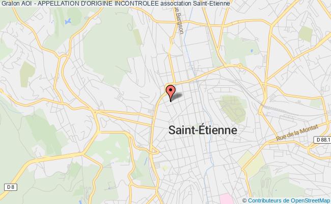 plan association Aoi - Appellation D'origine Incontrolee Saint-Étienne
