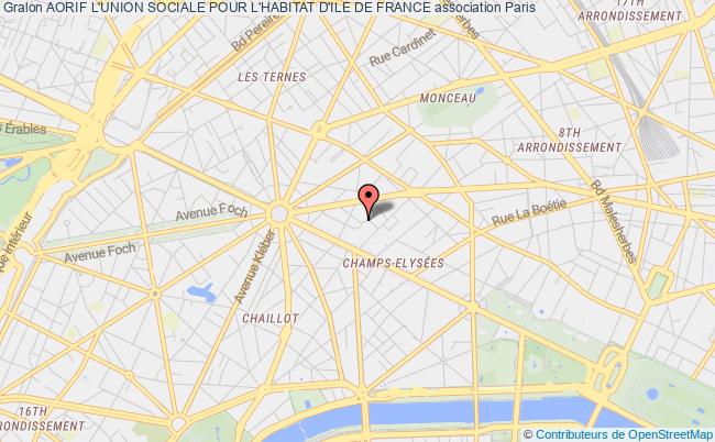 plan association Aorif L'union Sociale Pour L'habitat D'ile De France Paris