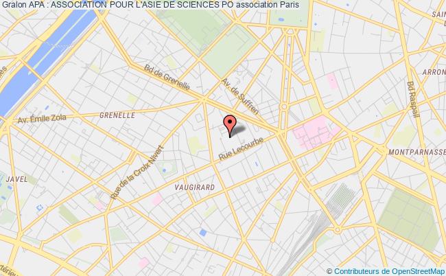 plan association Apa : Association Pour L'asie De Sciences Po Paris 15e