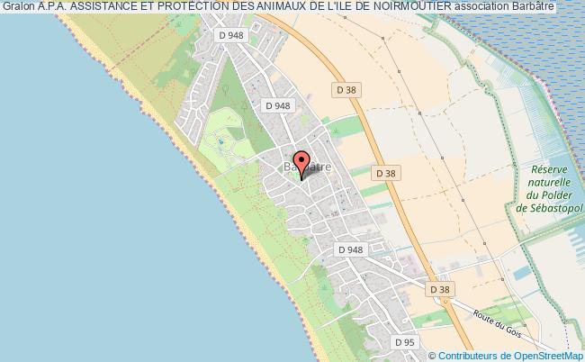 plan association A.p.a. Assistance Et Protection Des Animaux De L'ile De Noirmoutier Barbâtre