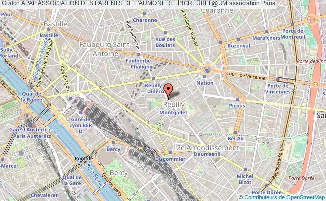 plan association Apap Association Des Parents De L'aumonerie Picreubel@um Paris