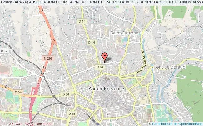 plan association (apara) Association Pour La Promotion Et L?accÈs Aux RÉsidences Artistiques Aix-en-Provence
