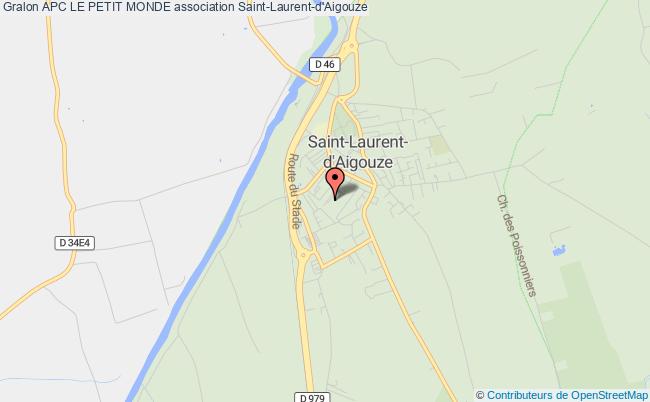 plan association Apc Le Petit Monde Saint-Laurent-d'Aigouze