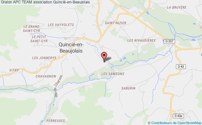 plan association Apc Team Quincié-en-Beaujolais