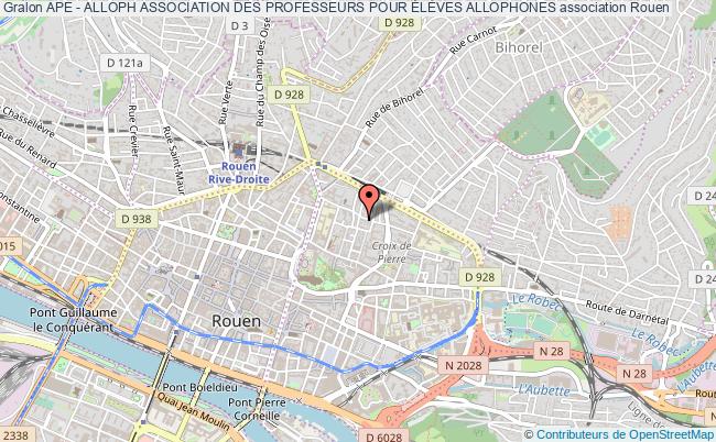 plan association Ape - Alloph Association Des Professeurs Pour ÉlÈves Allophones Rouen