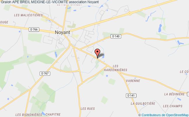 plan association Ape Breil Meigne-le-vicomte Noyant-Villages