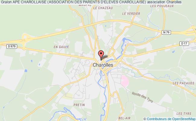plan association Ape Charollaise (association Des Parents D'eleves Charollaise) Charolles