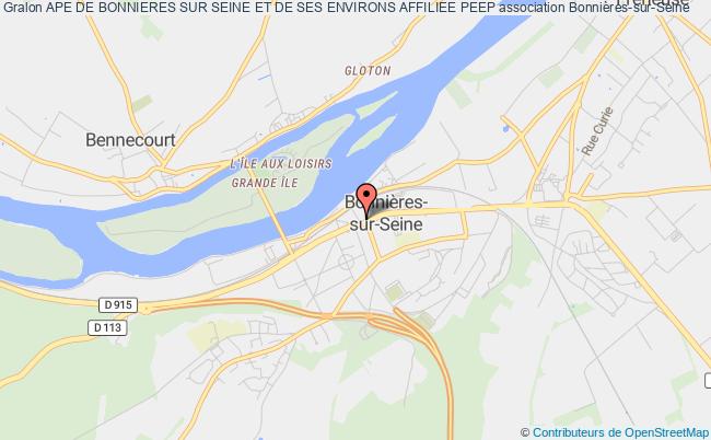 plan association Ape De Bonnieres Sur Seine Et De Ses Environs Affiliee Peep Bonnières-sur-Seine