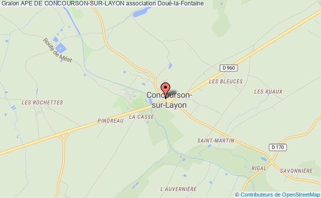 plan association Ape De Concourson-sur-layon Doué-en-Anjou